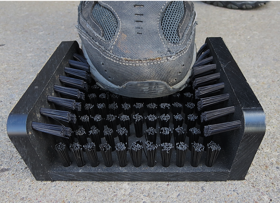 Mountable Commercial-Grade  Boot Scraper/Scrubber